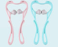 Neck Massager High Quality Multi-function Manual Relaxed Cervical Massager Pressure Relieve Double Ball Pressing Meridian Massager